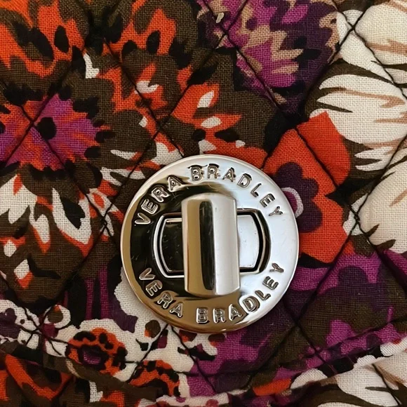 Vera Bradley Floral Wristlet - Red, Purple, White - Picture 3 of 6